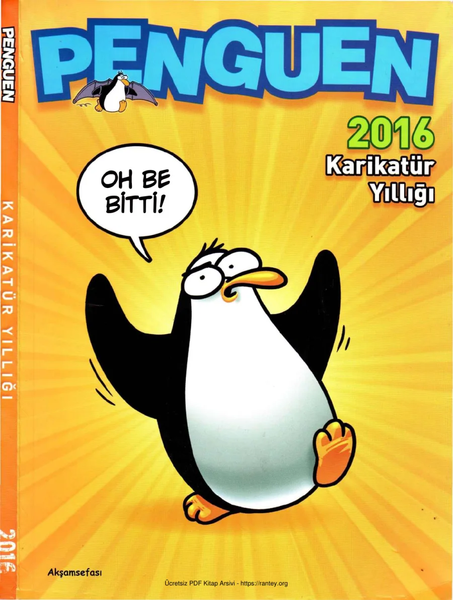 Penguen Karikatür Yıllığı 2016 kapak görseli