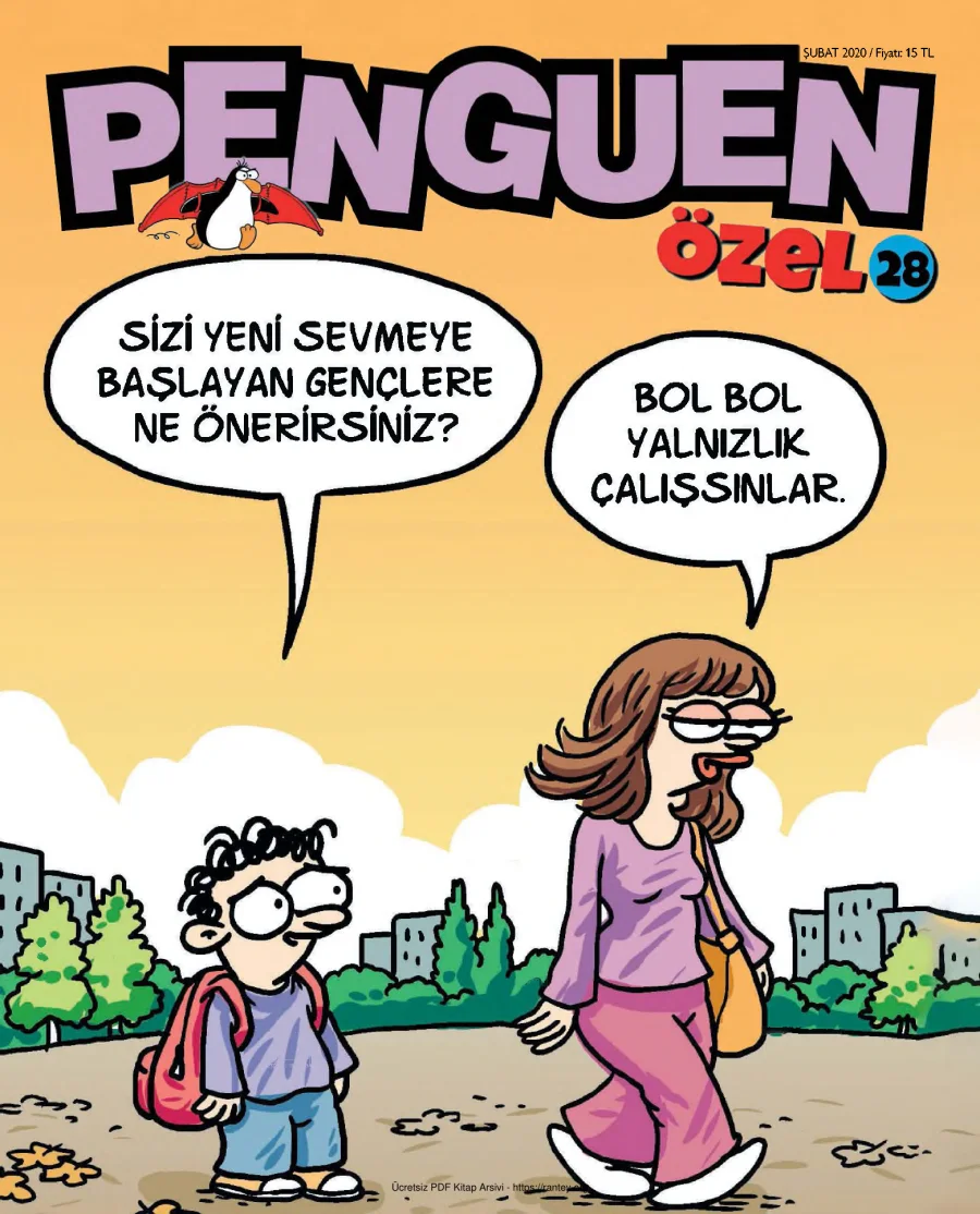 Penguen Özel Sayı 28 Şubat 2020 kapak görseli