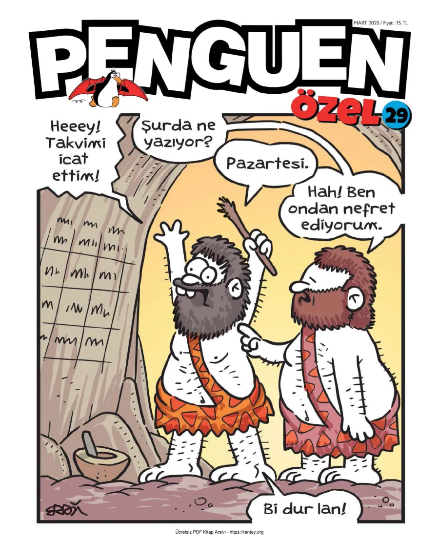 Penguen Özel Sayı 29 Mart 2020 kapak görseli