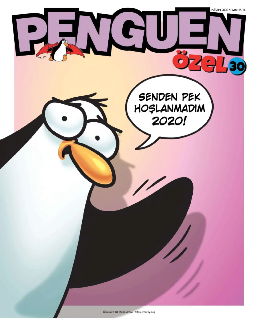 Penguen Özel Sayı 30 Nisan 2020 kapak görseli