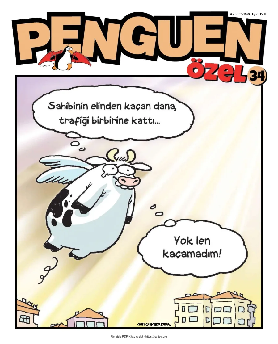 Penguen Özel Sayı 34 Ağustos 2020 kapak görseli