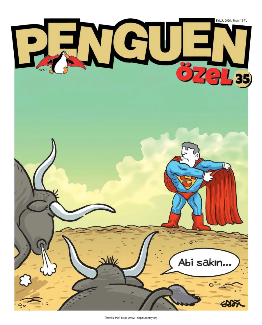 Penguen Özel Sayı 35 Eylül 2020 kapak görseli