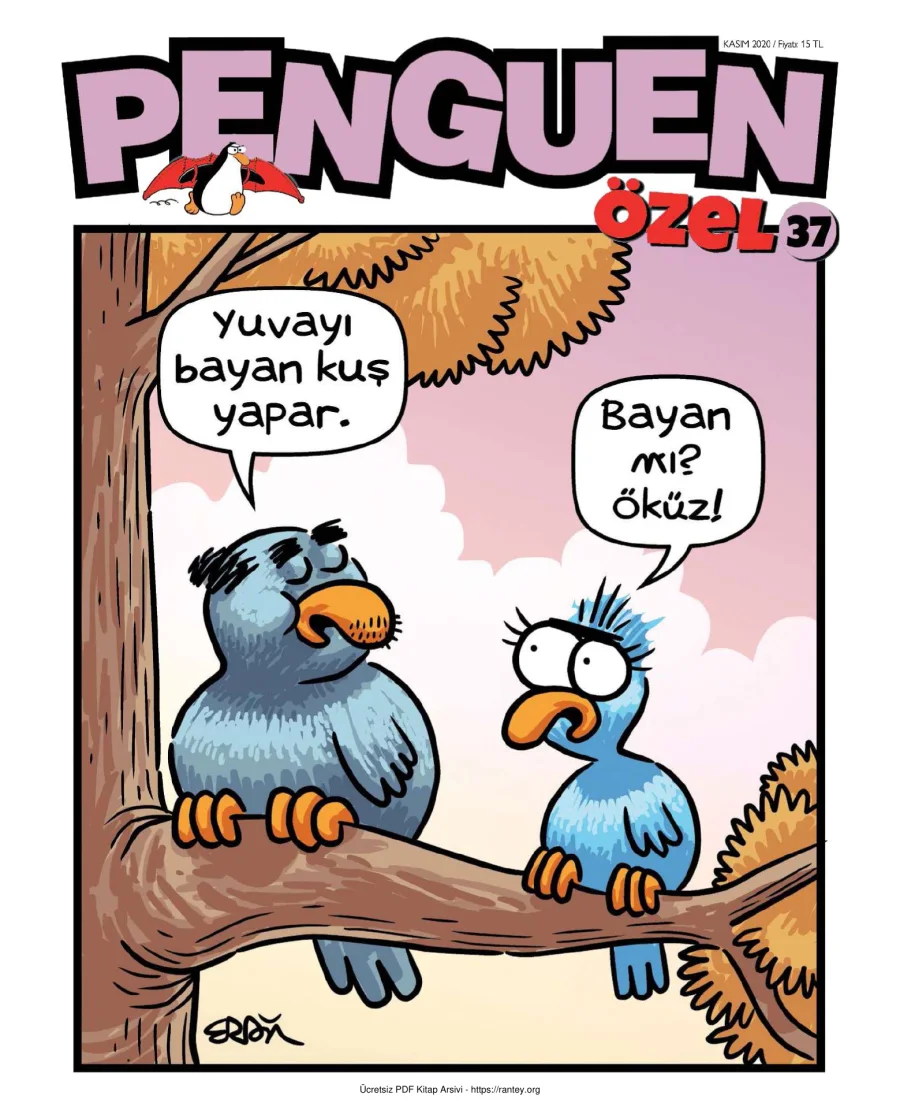 Penguen Özel Sayı 37 Kasım 2020 kapak görseli