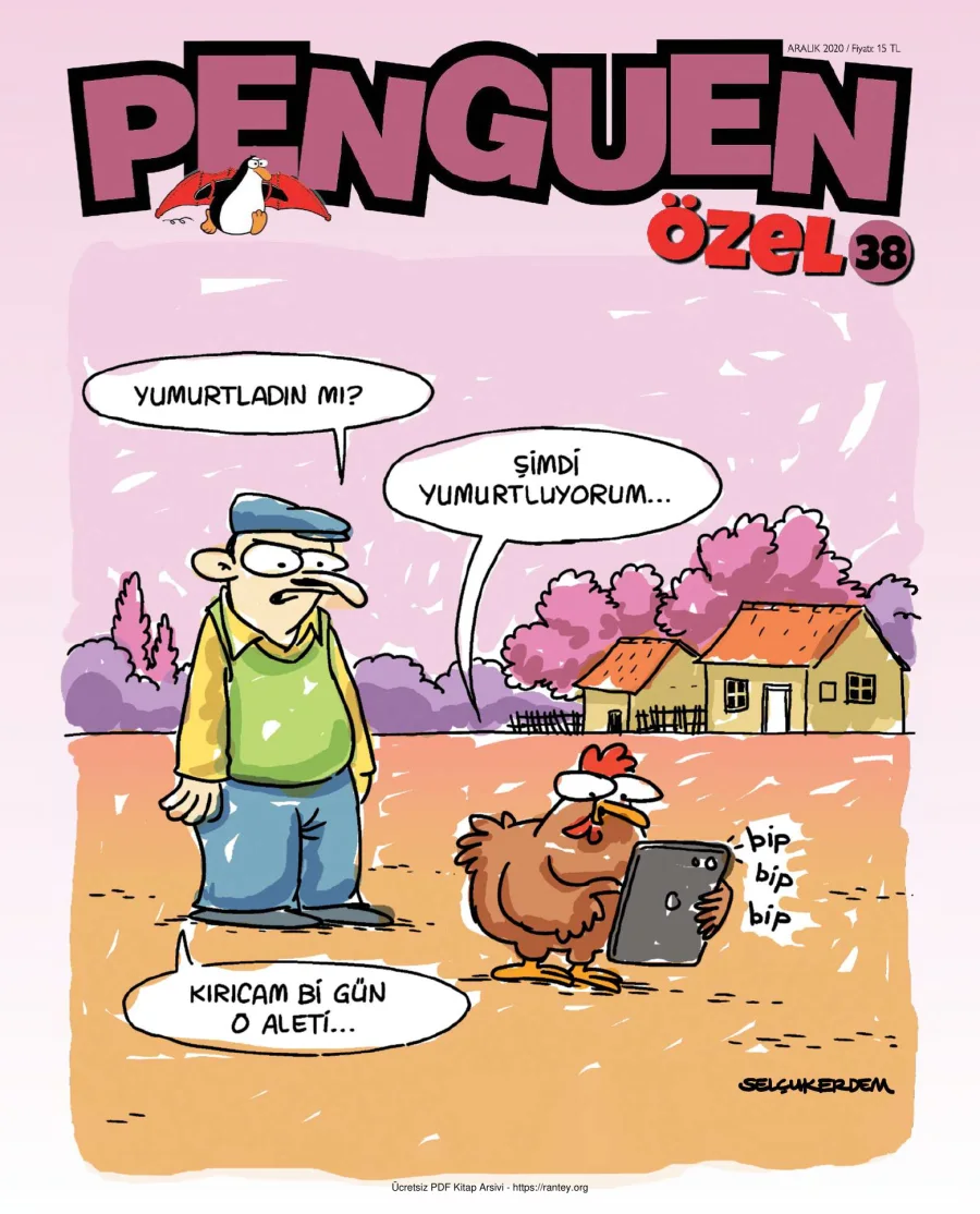 Penguen Özel Sayı 38 Aralık 2020 kapak görseli