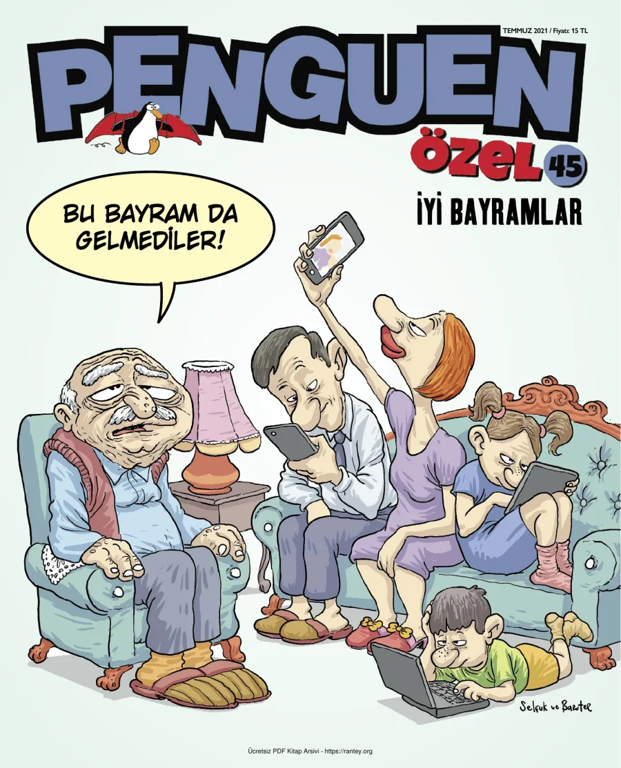 Penguen Özel Sayı 45 Temmuz 2021 kapak görseli