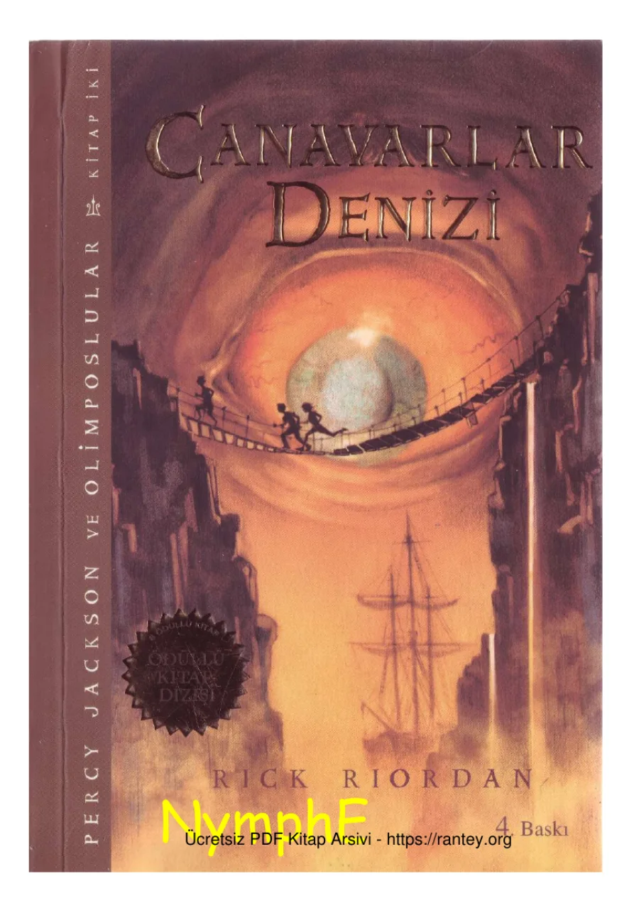 Percy Jackson ve Olimposlular 2 Canavarlar Denizi kapak görseli
