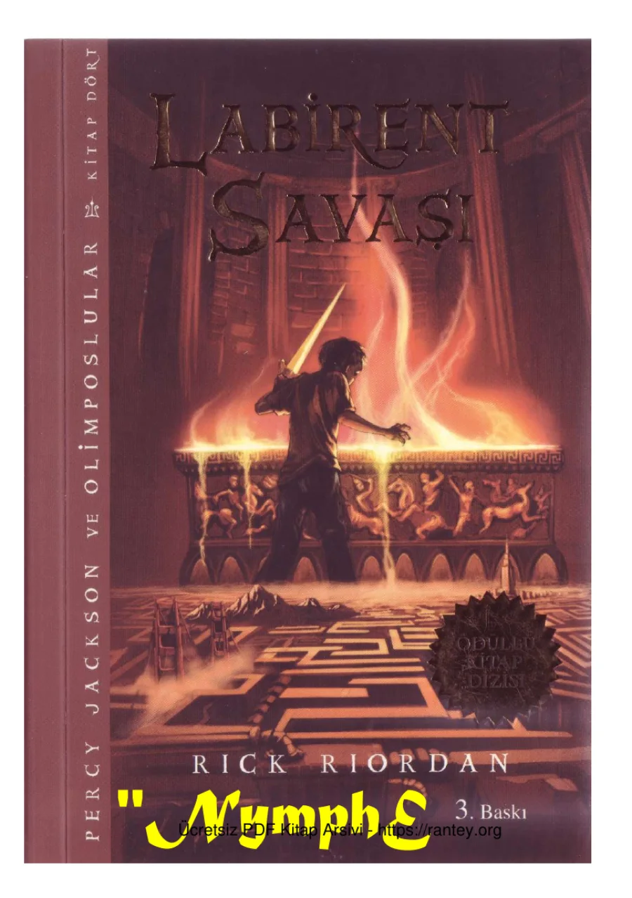 Percy Jackson ve Olimposlular 4 Labirent Savaşı kapak görseli