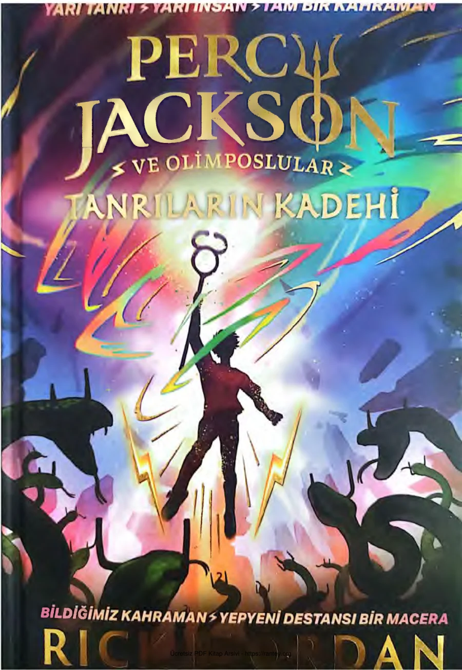 Percy Jackson ve Olimposlular Tanrıların Kadehi Yeni kapak görseli