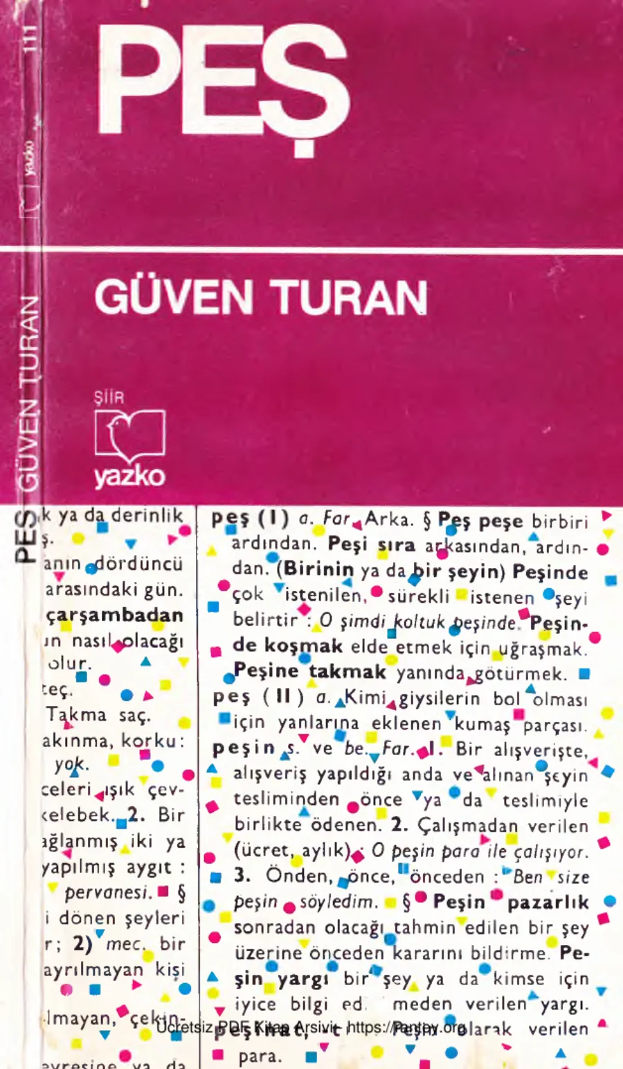 Peş kapak görseli