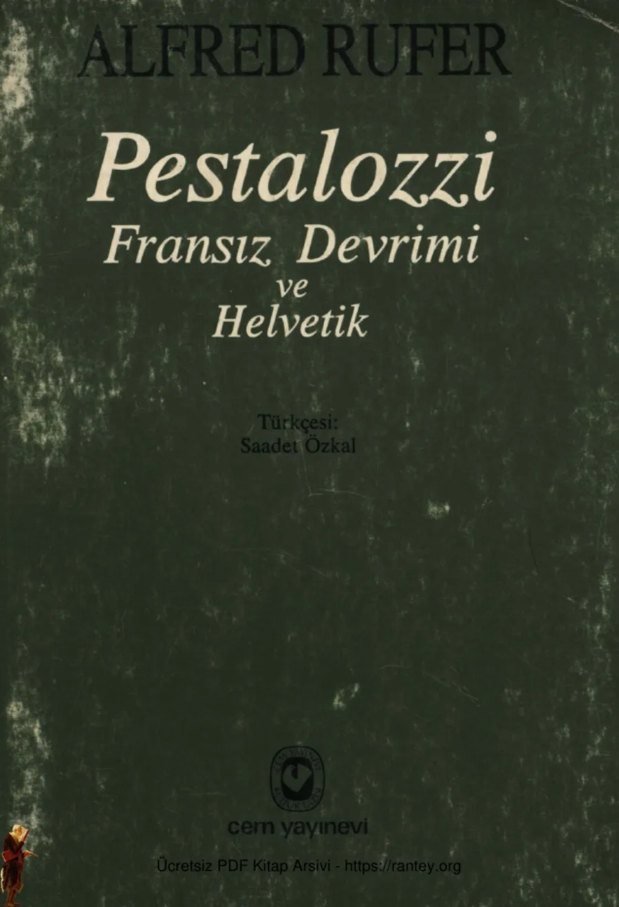 Pestalozzi Fransız Devrimi ve Helvetik Cem Kitabevi kapak görseli