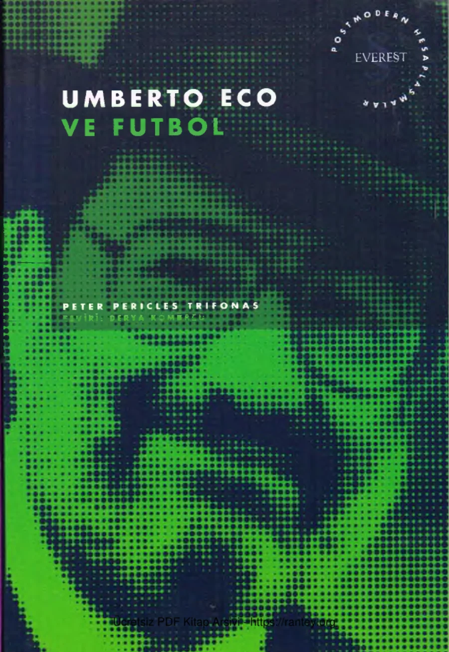 Peter Pericles Trifonas Umberto Eco ve Futbol kapak görseli
