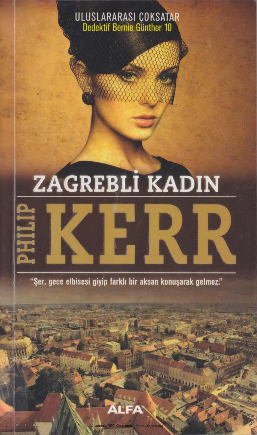 Philip Kerr Zagrebli Kadın Alfa Yayınları kapak görseli