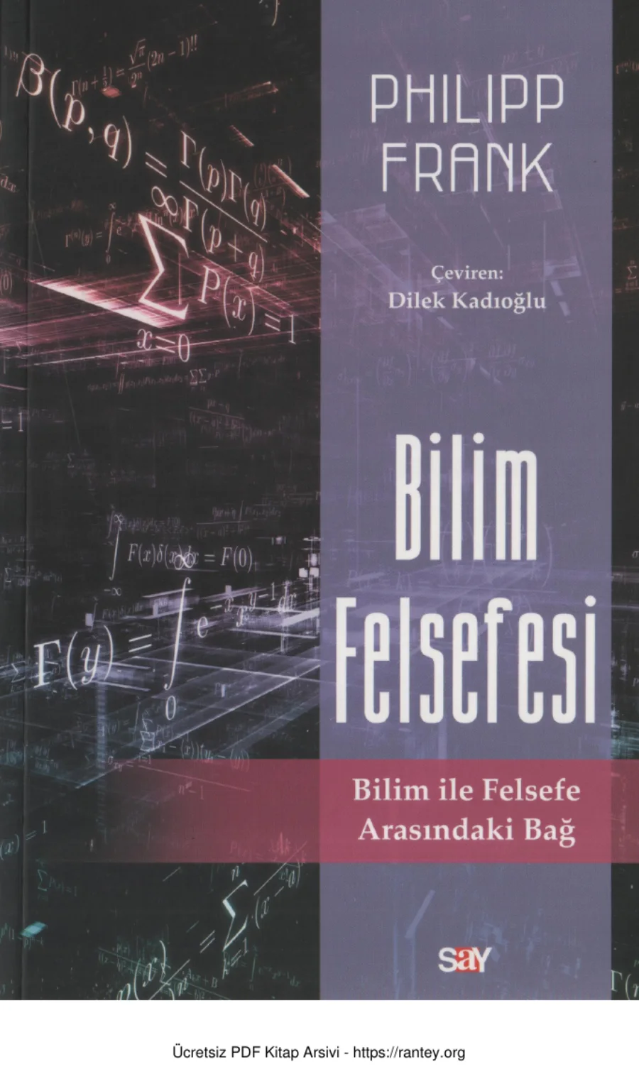 Philipp Frank Bilim Felsefesi kapak görseli
