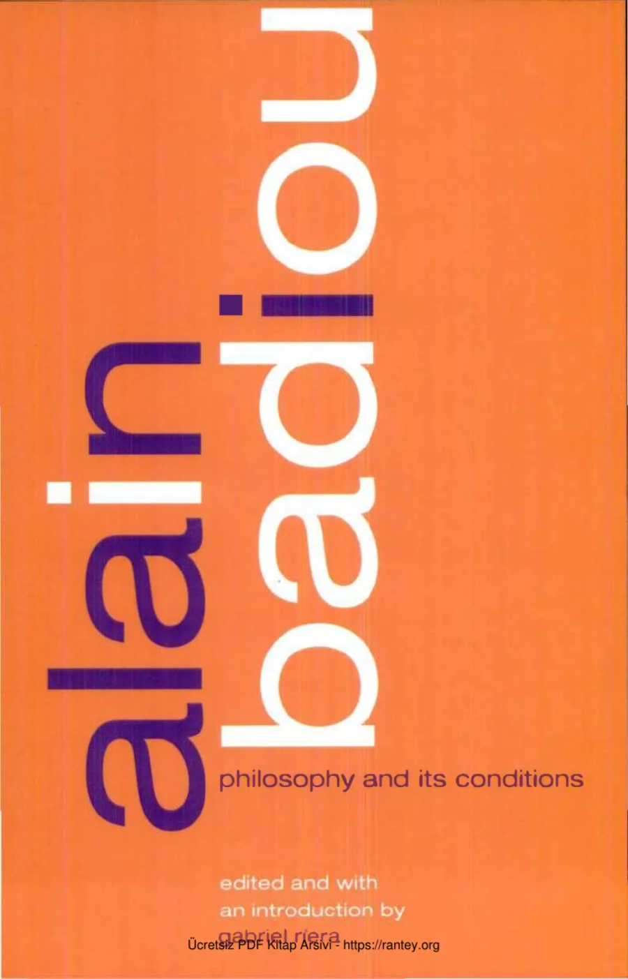 Philosophy and its Conditions kapak görseli