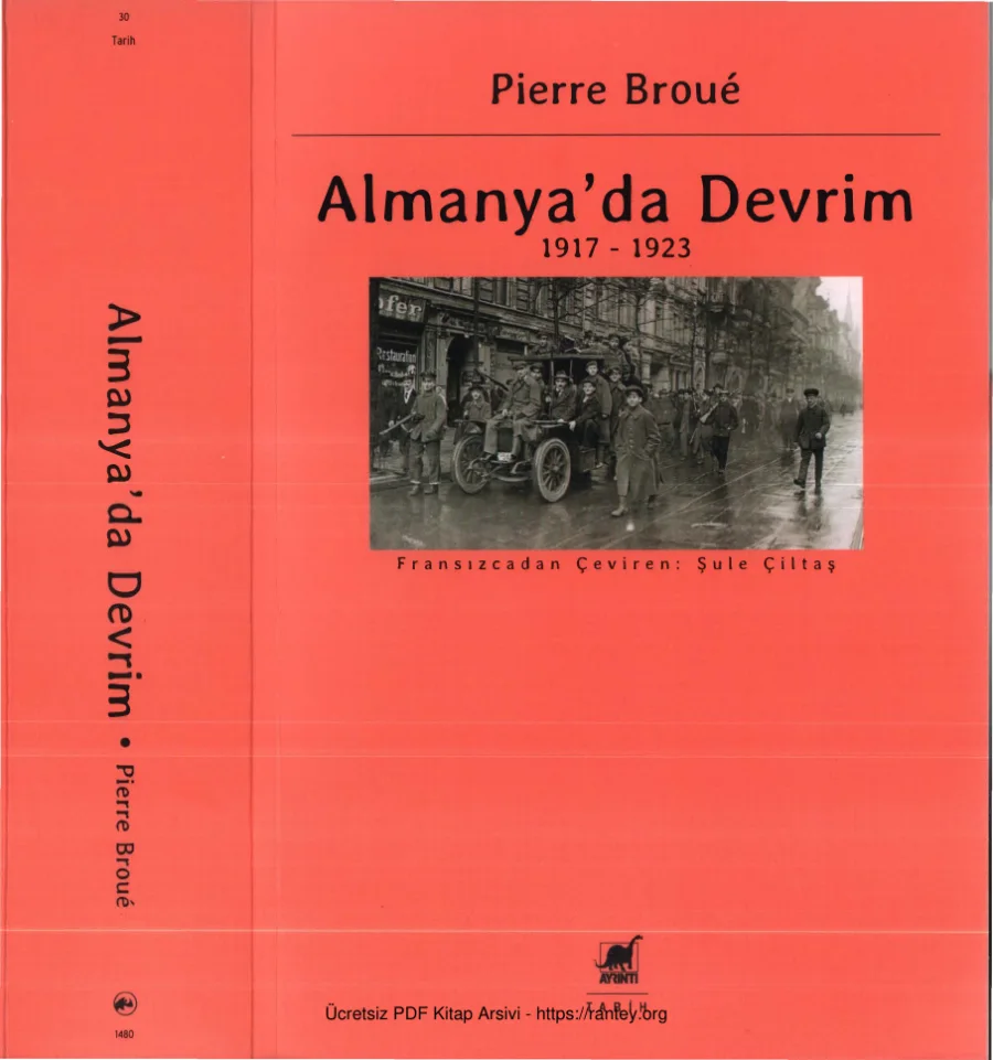 Pierre Broue Almanyada Devrim 1917 1923 kapak görseli