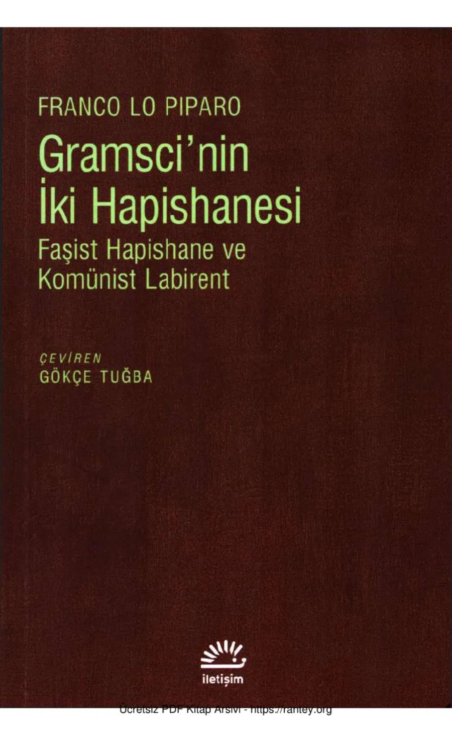 Piparo Gramscinin İki Hapishanesi kapak görseli