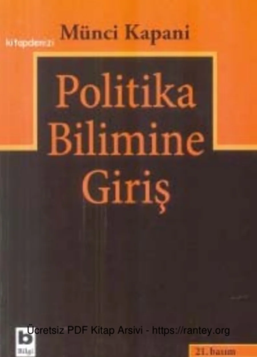 Politika Bilimine Giriş kapak görseli