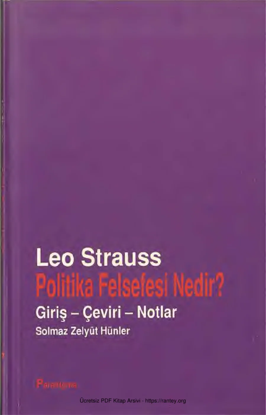 Politika Felsefesi Nedir? kapak görseli