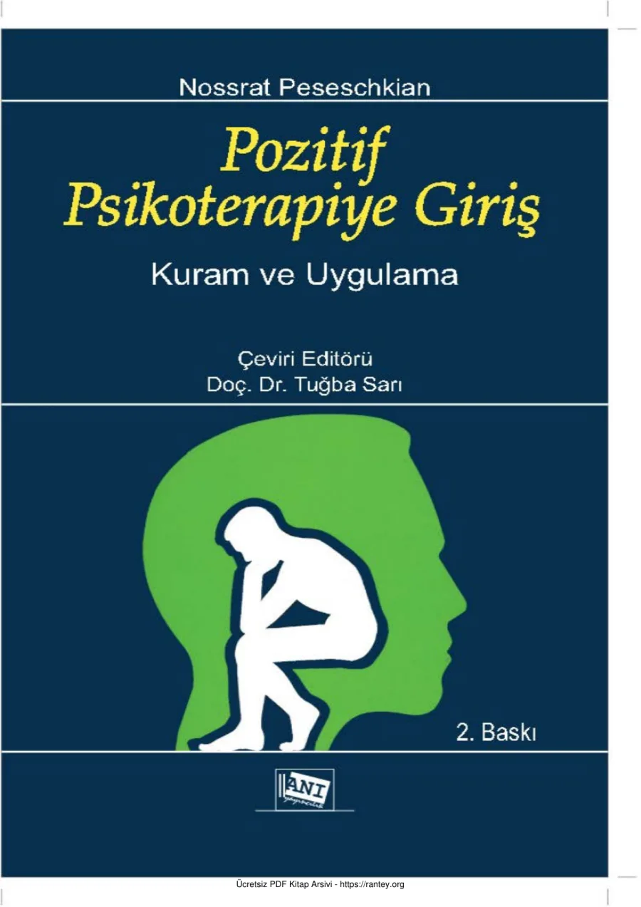 Pozitif Psikoterapiye Giriş Anı Yayınları kapak görseli