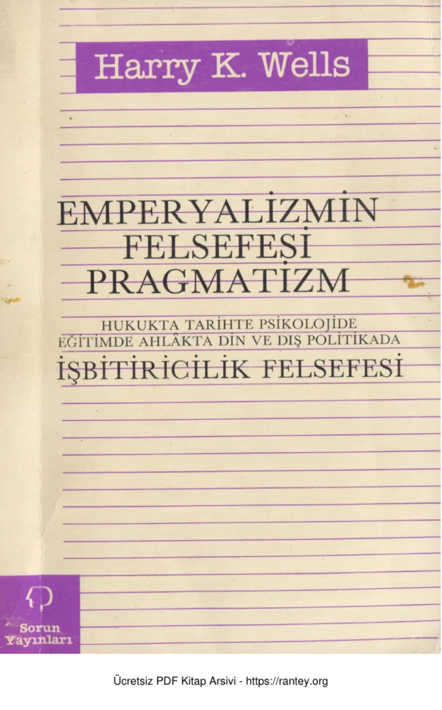 Pragmatizm Harry K Wells kapak görseli