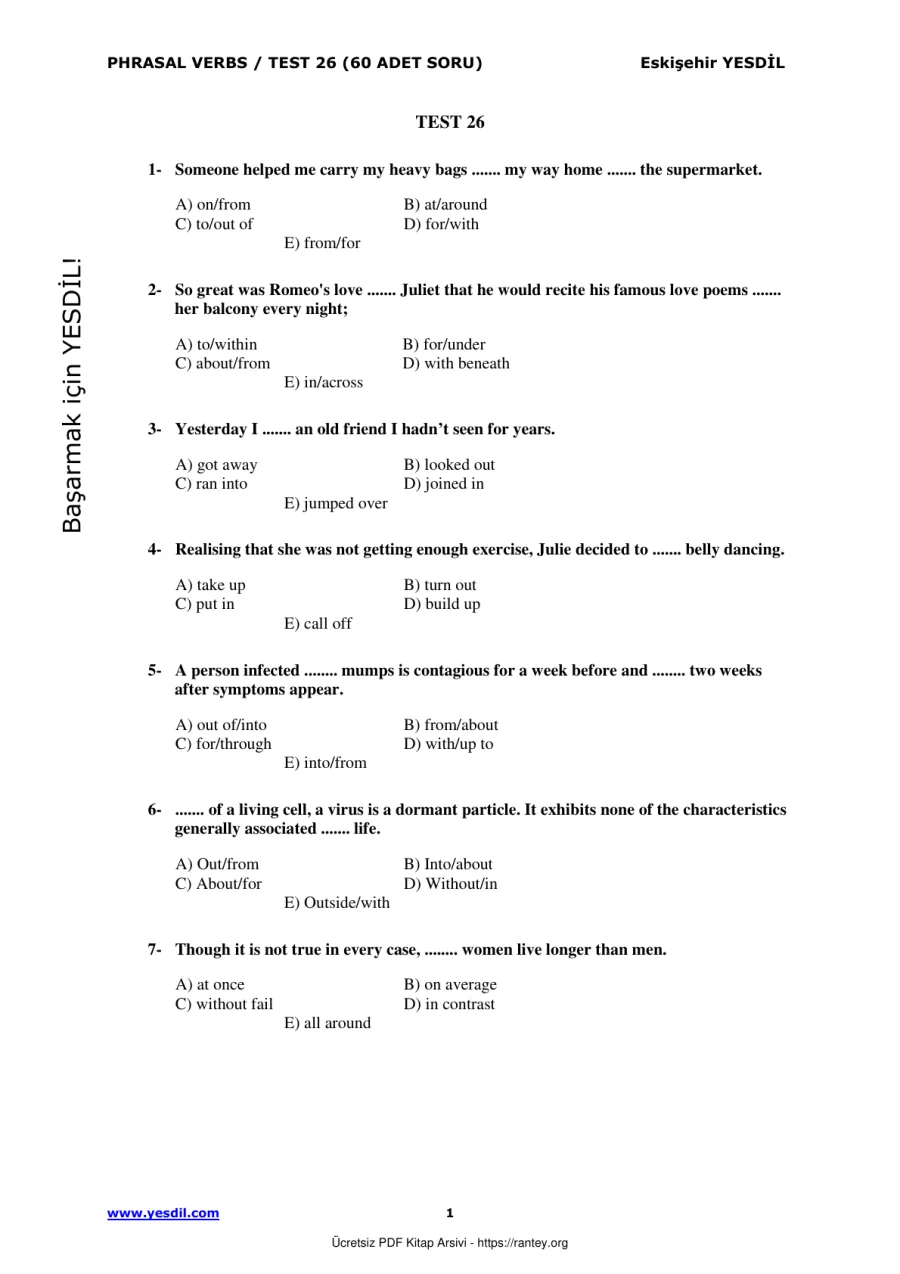 Prepositions TEST26 kapak görseli