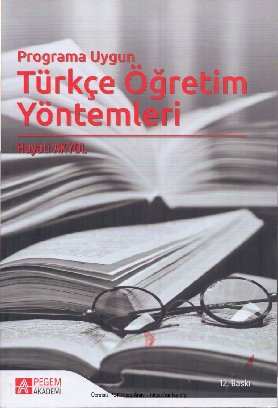 Programa Uygun Türkçe Öğretim Yöntemleri Pegem Yayınları kapak görseli