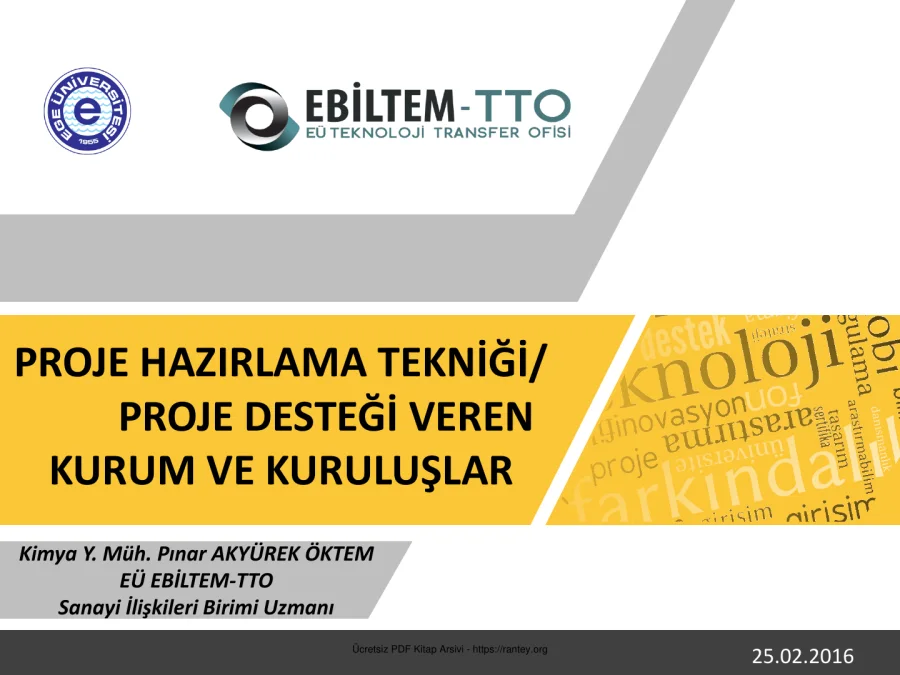 Proje Hazırlama Teknikleri kapak görseli