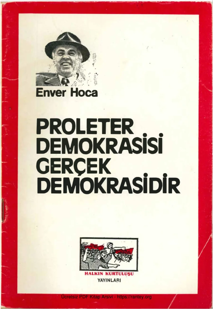 Proleter Demokrasi Gerçek Demokrasidir kapak görseli