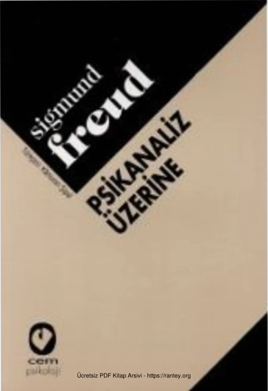 Psikanaliz Üzerine kapak görseli