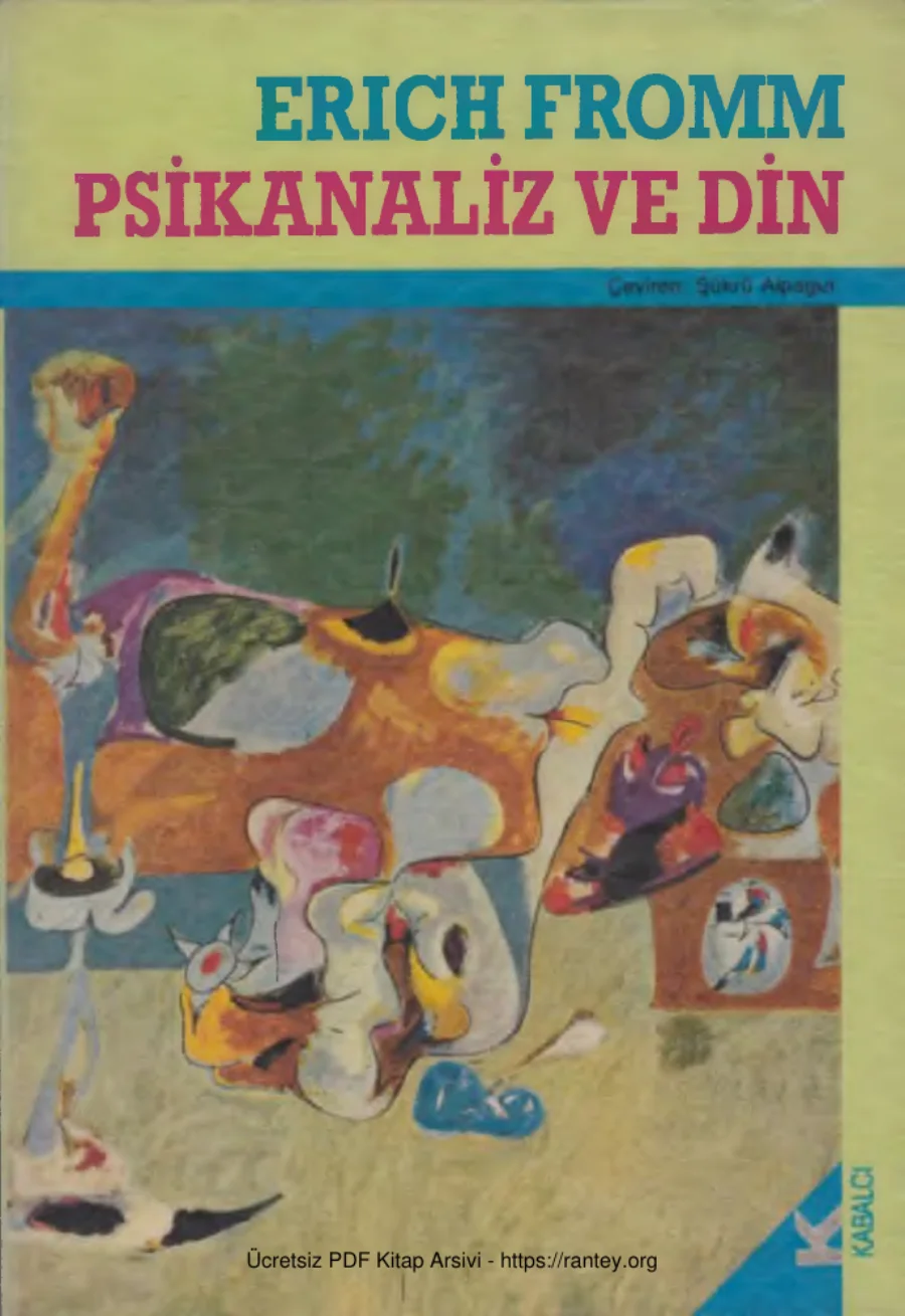 Psikanaliz ve Din kapak görseli