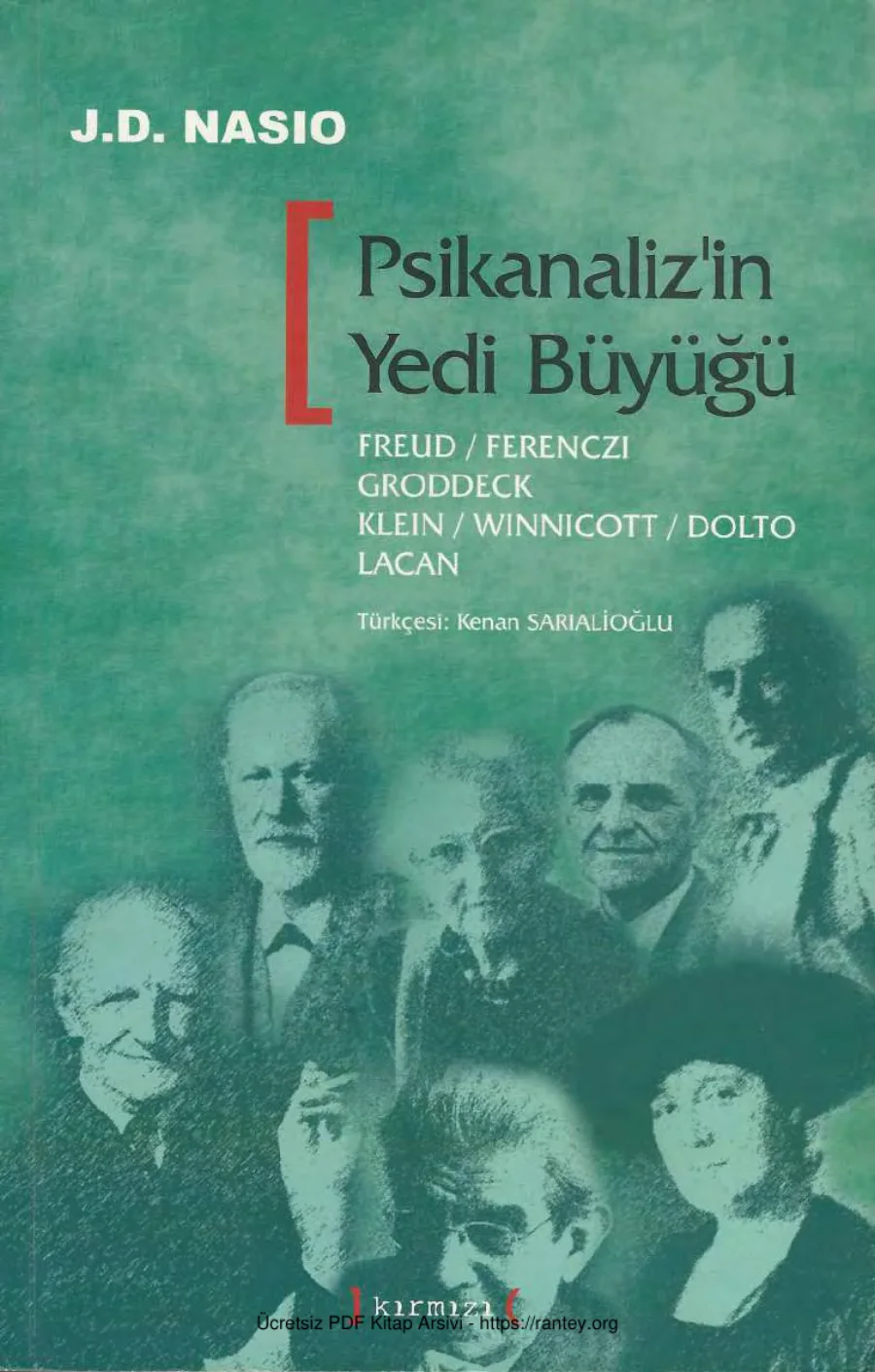 Psikanalizin Yedi Büyüğü Kırmızı Yayınları kapak görseli