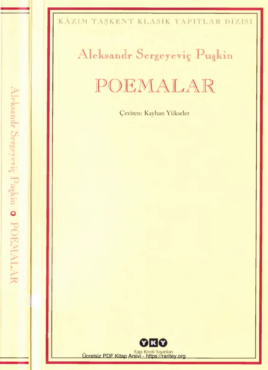 Puşkin Poemalar kapak görseli