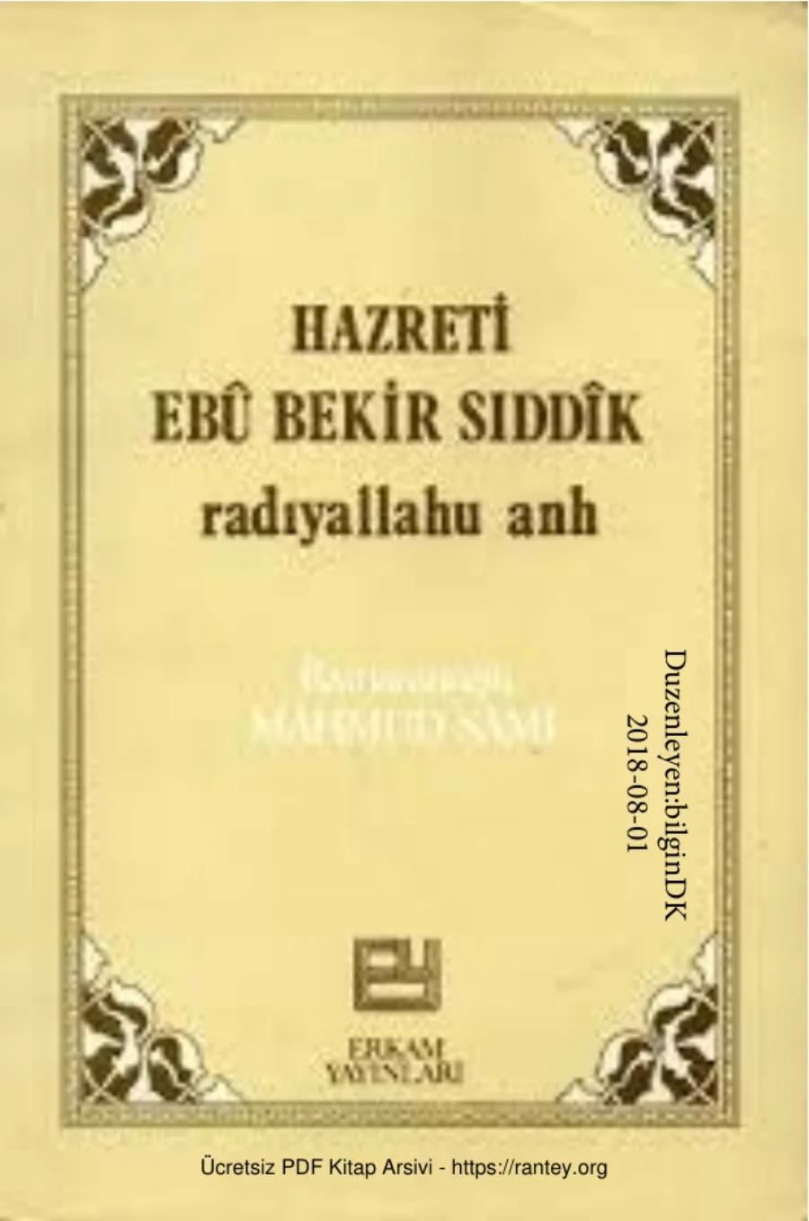 Ramazanoglu Hazreti Ebu Bekir Siddik kapak görseli