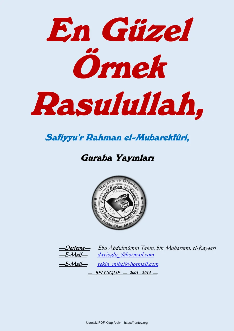 Rasulullah Ebu Abdulmumin Tekin Mıhçı kapak görseli