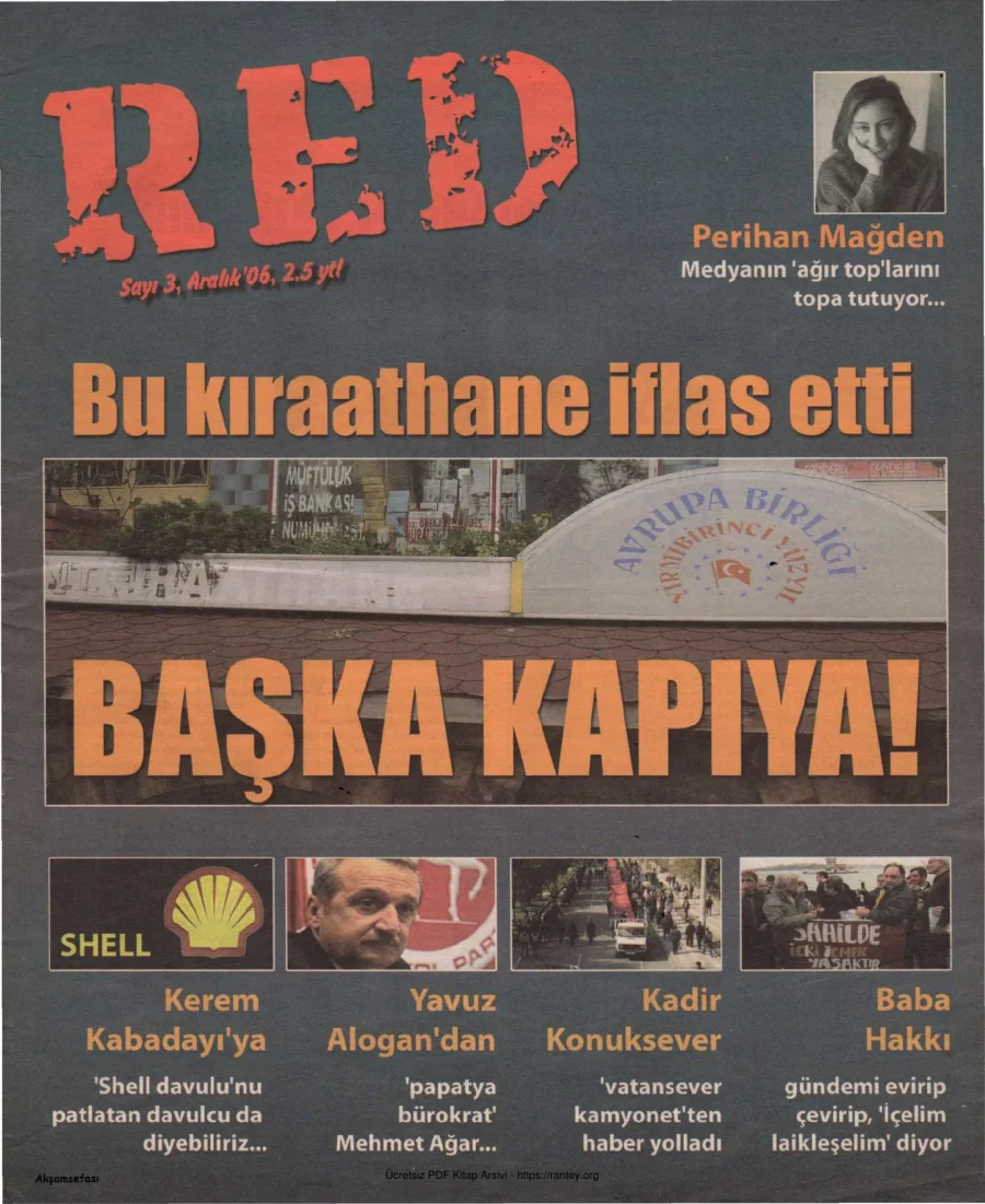 Red Sayı 003 Aralık 2006 kapak görseli