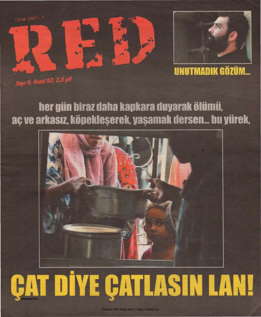 Red Sayı 004 Ocak 2007 kapak görseli