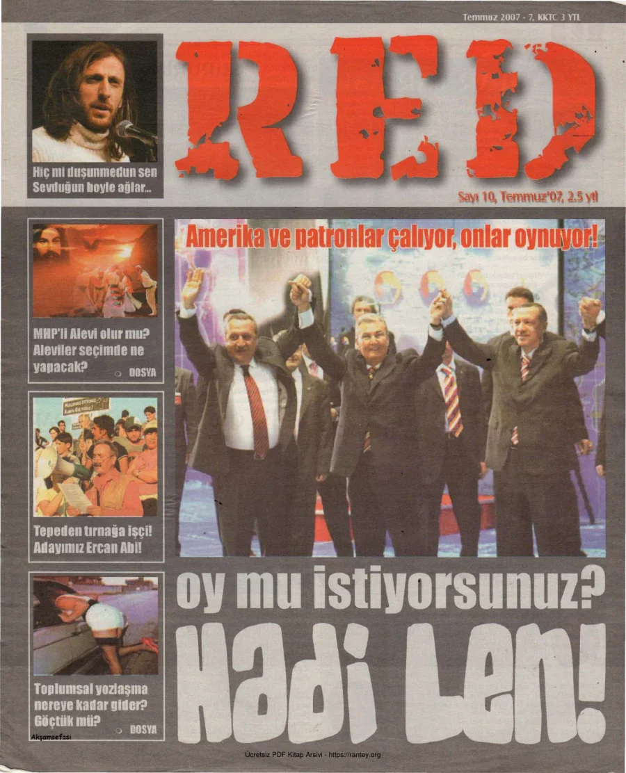 Red Sayı 010 Temmuz 2007 kapak görseli