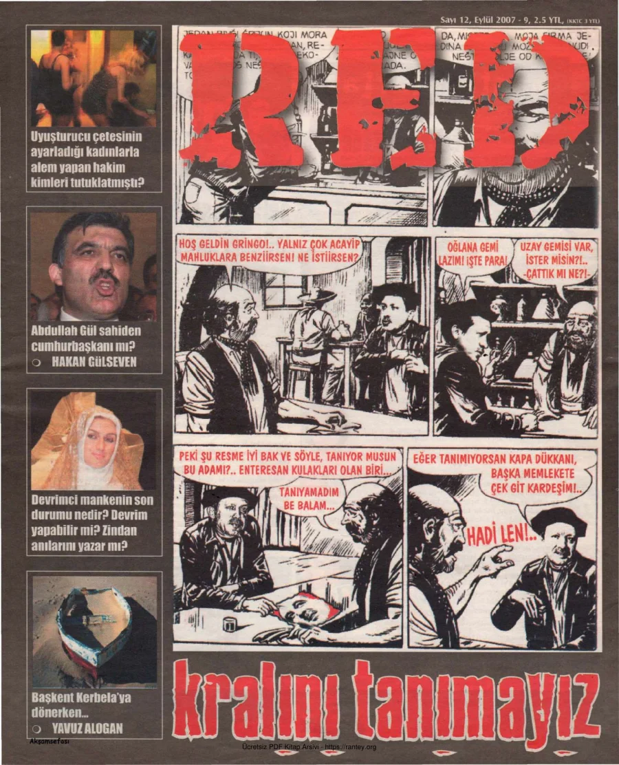Red Sayı 012 Eylül 2007 kapak görseli