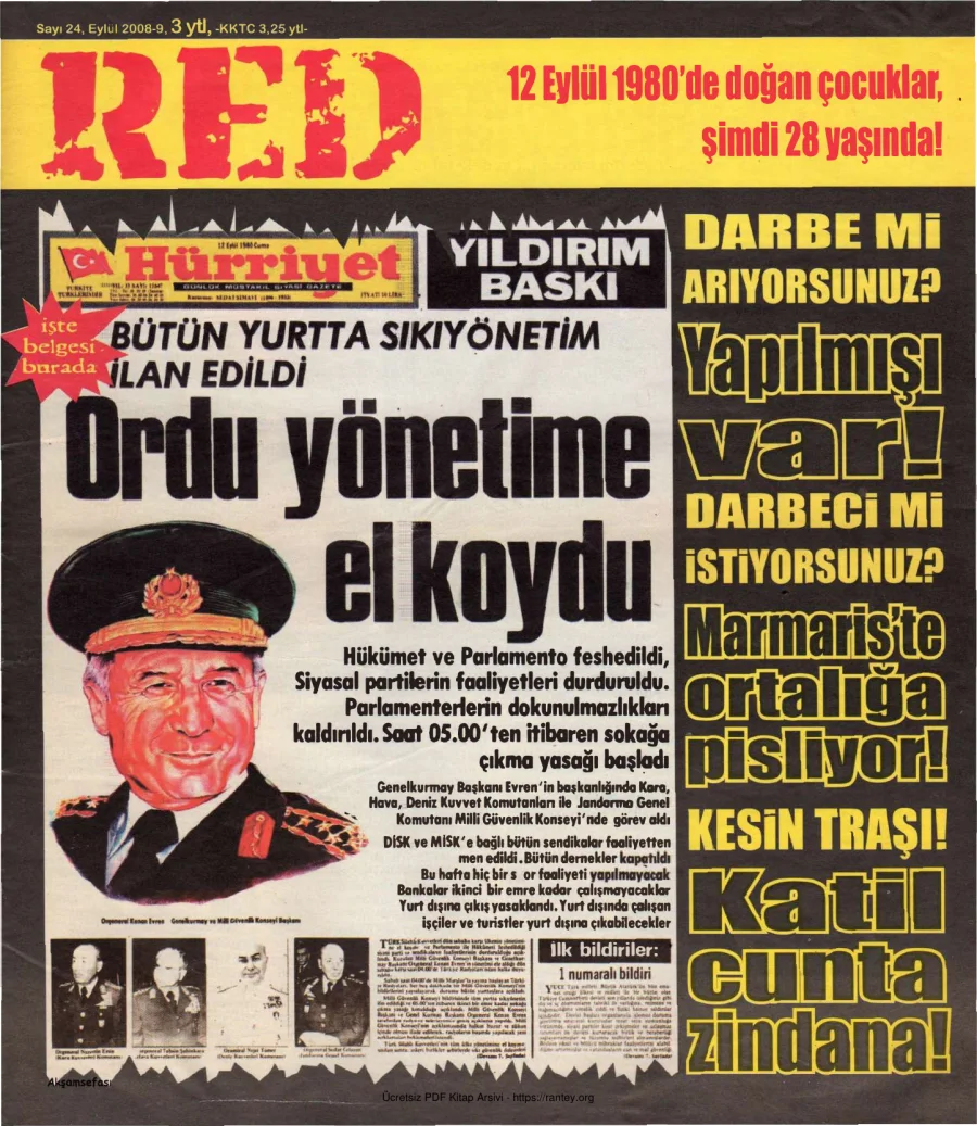 Red Sayı 024 Eylül 2008 kapak görseli