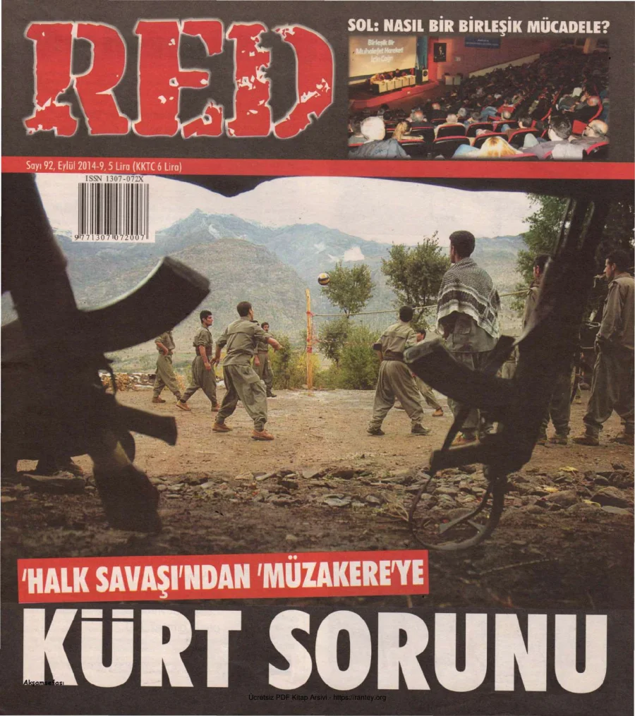 Red Sayı 092 Eylül 2014 kapak görseli