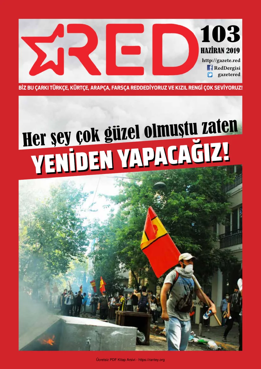 Red Sayı 103 Haziran 2019 kapak görseli