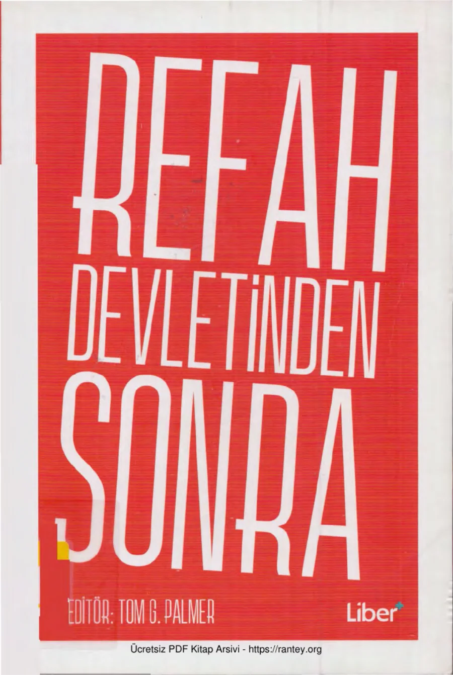 Refah Devletinden Sonra kapak görseli