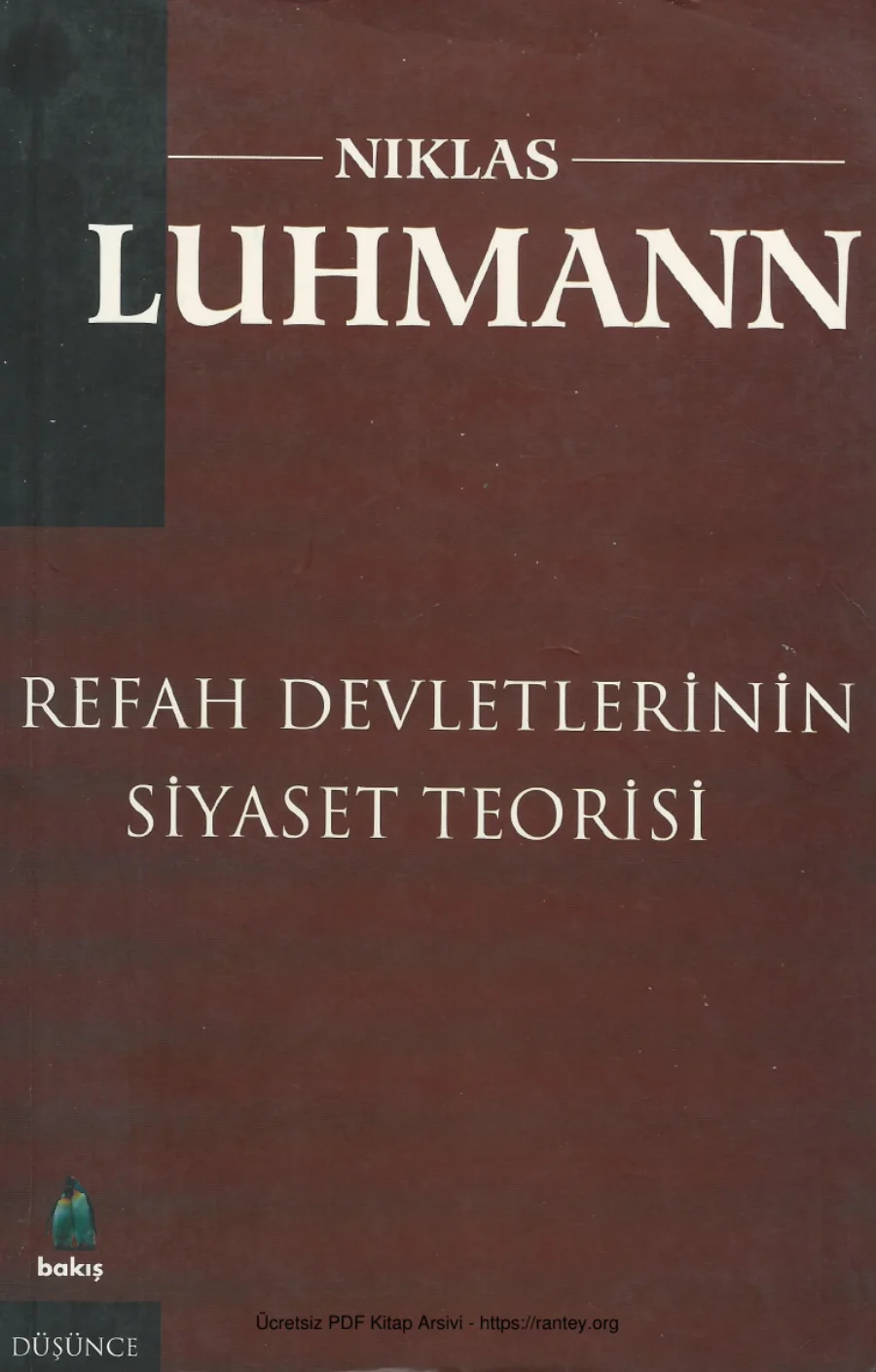 Refah Devletinin Siyaset Teorisi Bakış Yayınları kapak görseli