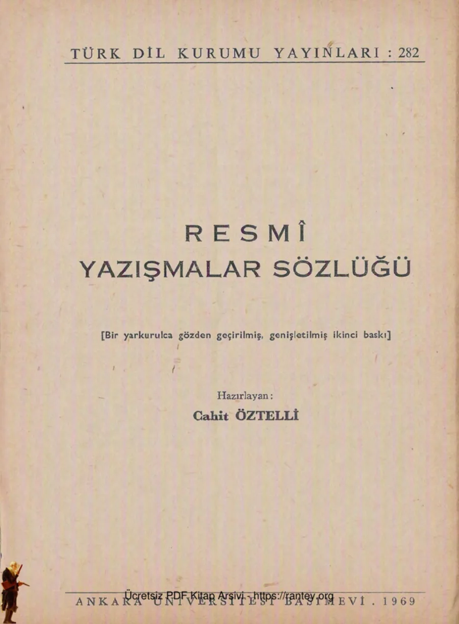 Resmi Yazışmalar Sözlüğü kapak görseli