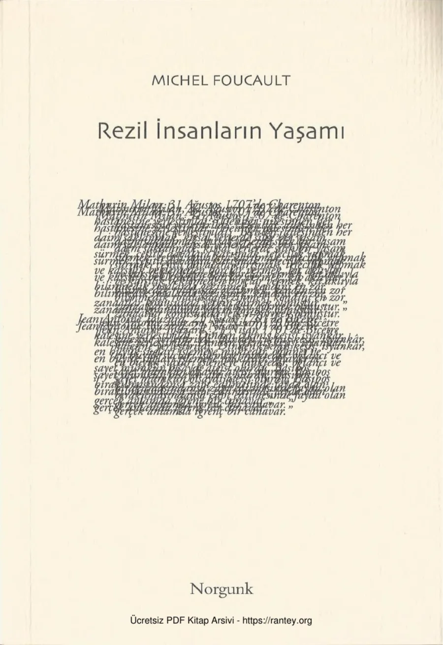 Rezil İnsanların Yaşamı kapak görseli