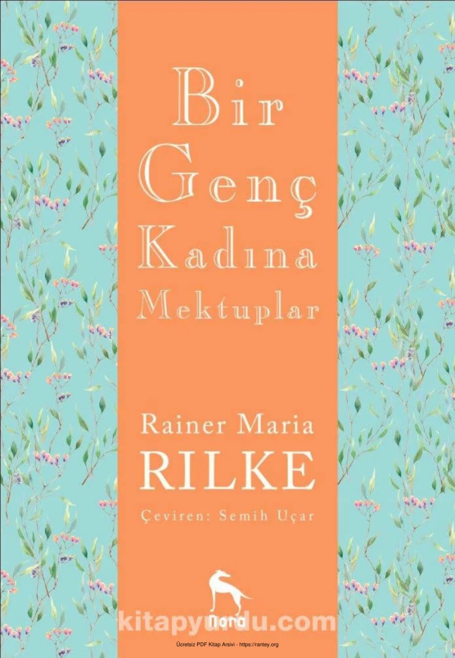 Rilke Bir Genç Kadına Mektuplar Nora Yayınları kapak görseli