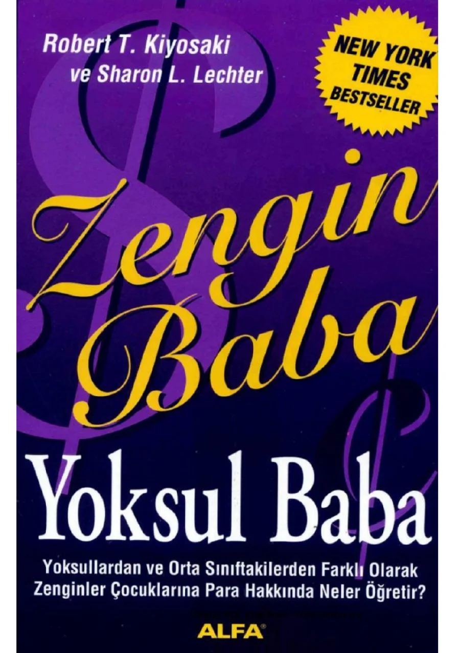Robert Kiyosaki Zengin Baba Yoksul Baba kapak görseli