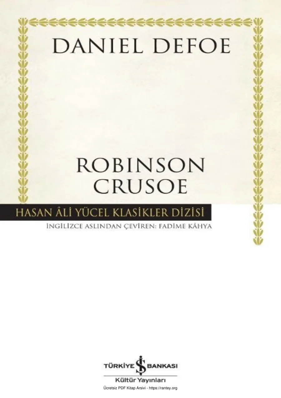 Robinson Crusoe kapak görseli