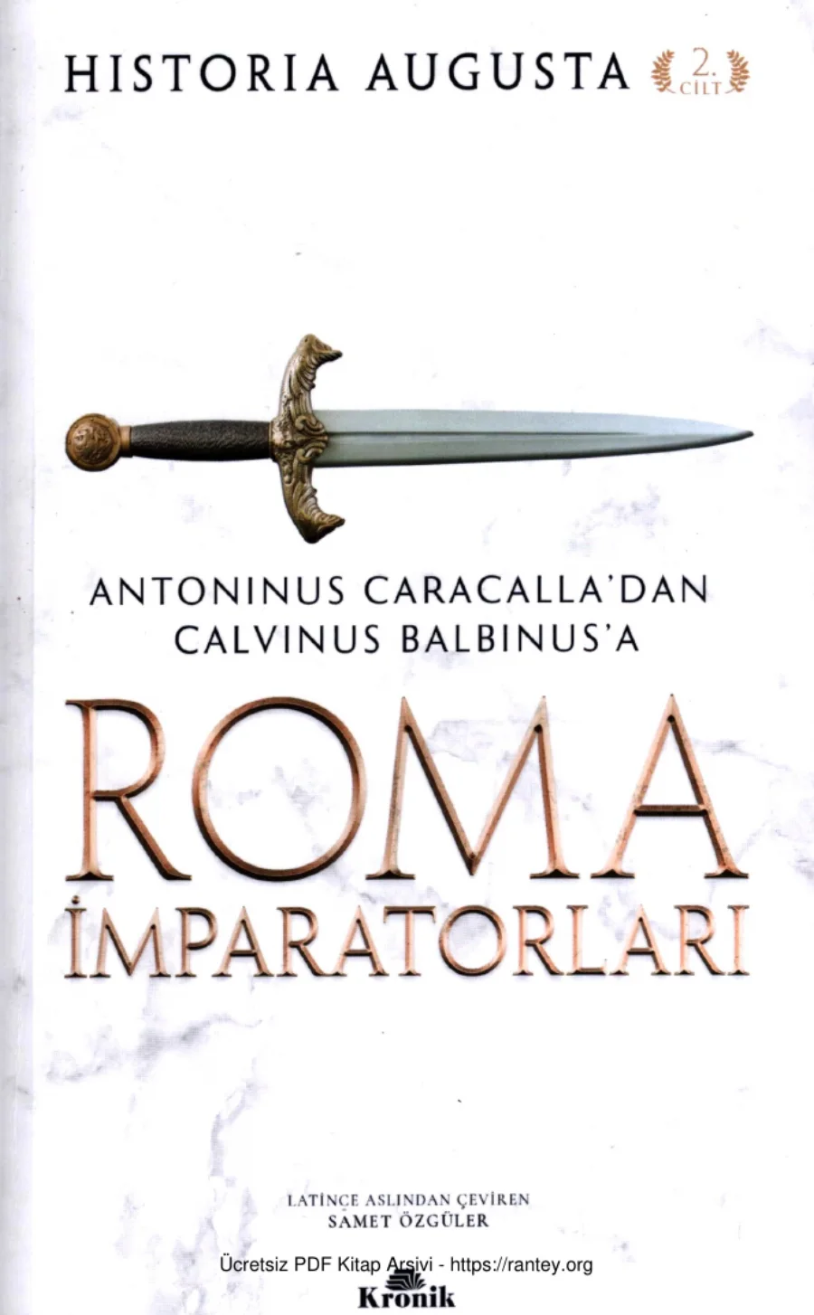 Roma İmparatorları 2 Antoninus Caracalladan Calvinus Balbinusa kapak görseli