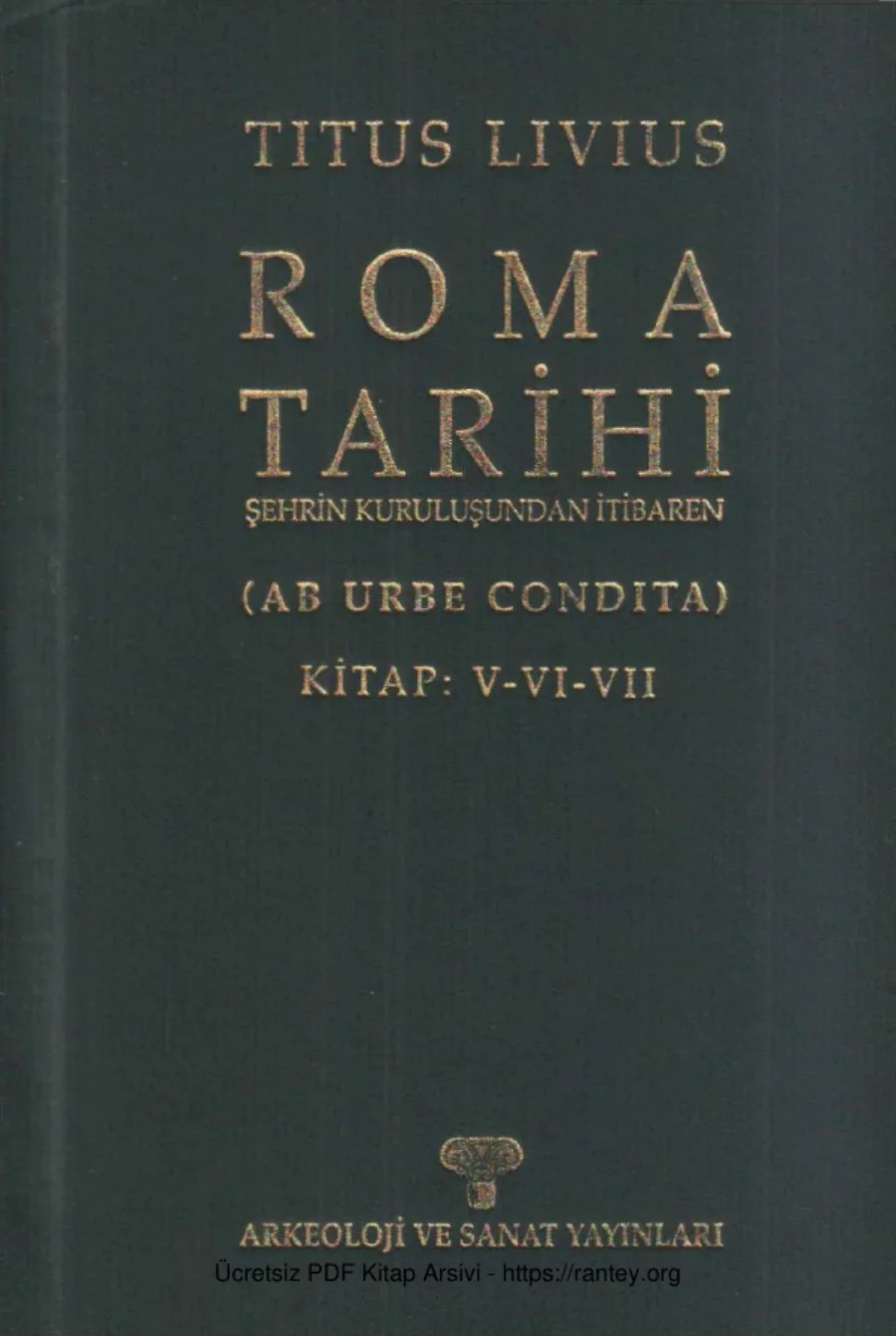 Roma Tarihi V VI VII kapak görseli